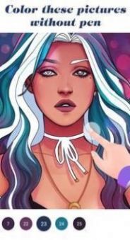 数字填色画画填色游戏