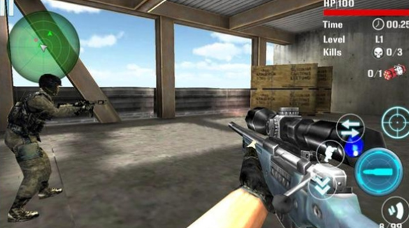 现代狙击手射击枪