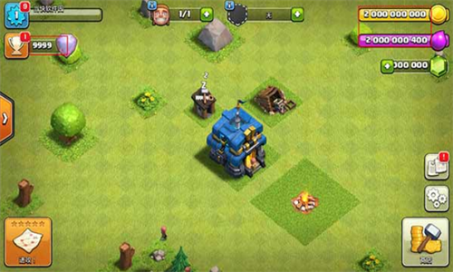 部落冲突999999宝石