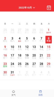 桃子天气日历-图3