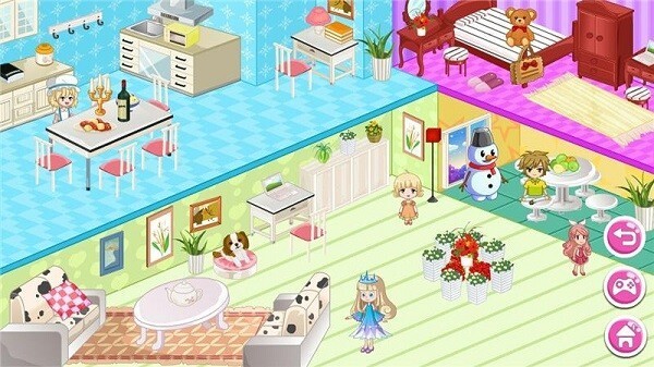 设计冰雪公主娃娃屋