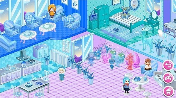 设计冰雪公主娃娃屋