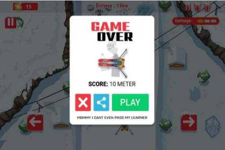 雪橇上的滑雪大师