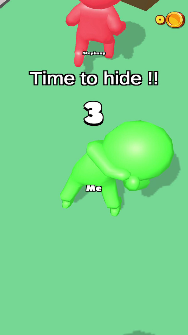 躲猫猫的火柴人