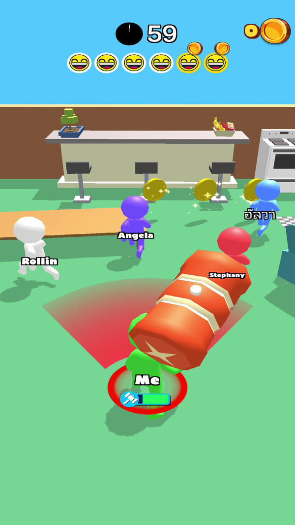 躲猫猫的火柴人