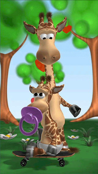 会说话的长颈鹿