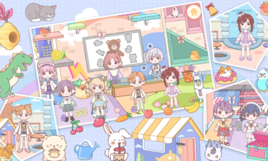 米卡镇幸福的一家