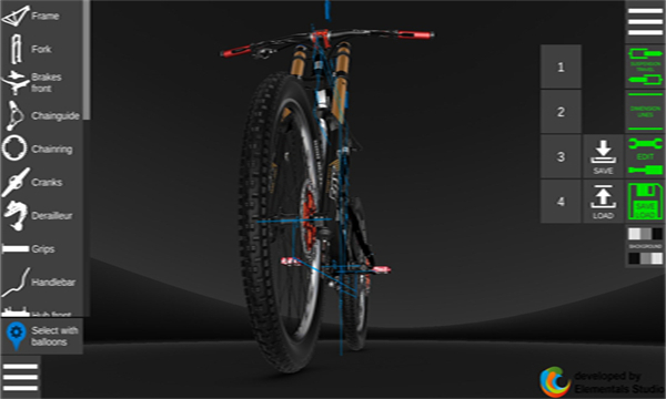 自行车配置器3D