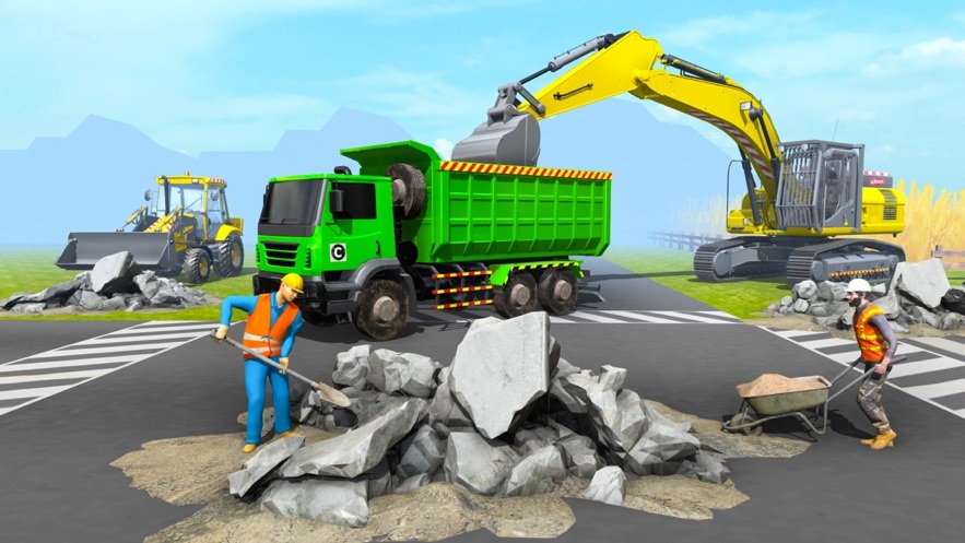 城市道路建设3D