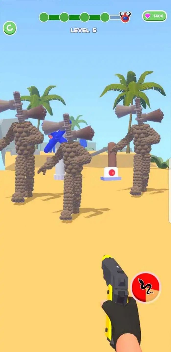 可爱的波比怪物