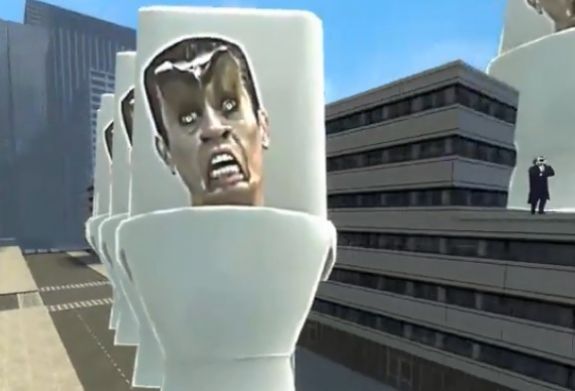 马桶人对战监控人和音响人