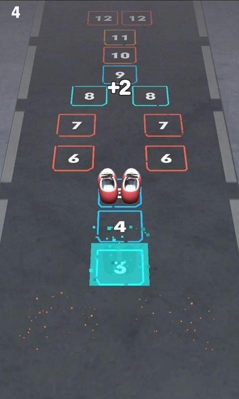 节奏跳跃向前冲刺