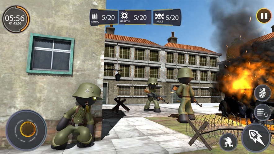 Stickman WW2 Duty