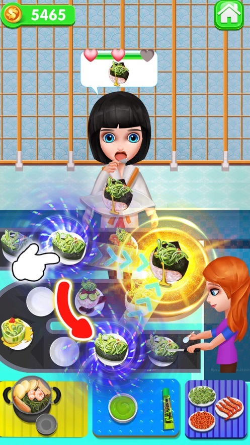 回旋寿司合成经营店手游