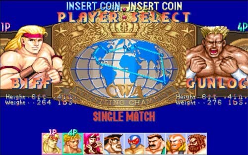 摔跤霸王街机游戏下载