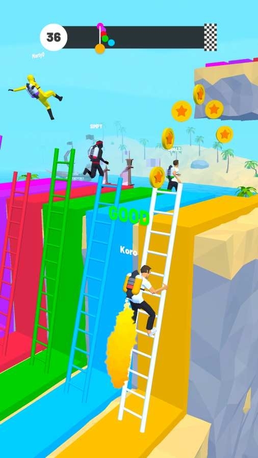 爬梯大作战手游