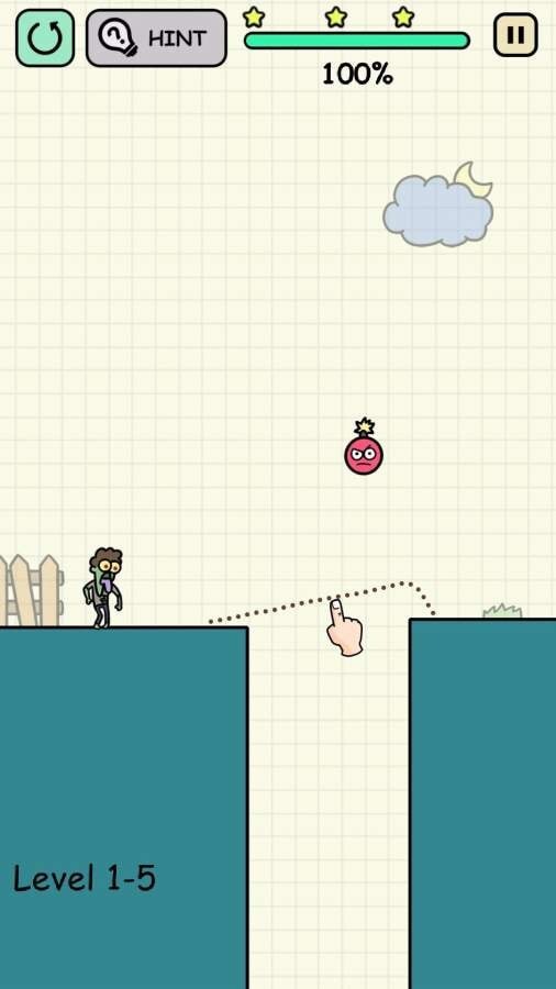 僵尸饿了画线手机版