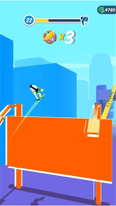 火柴人滑板英雄