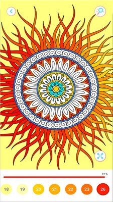 数字填色曼陀罗书 数字填色曼陀罗书