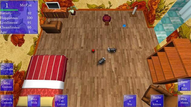 可爱的袖珍猫3D