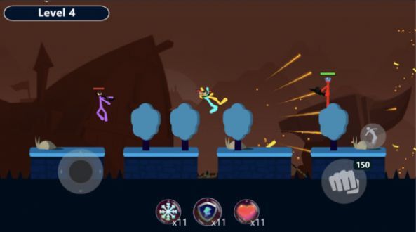 火柴人顶上对决