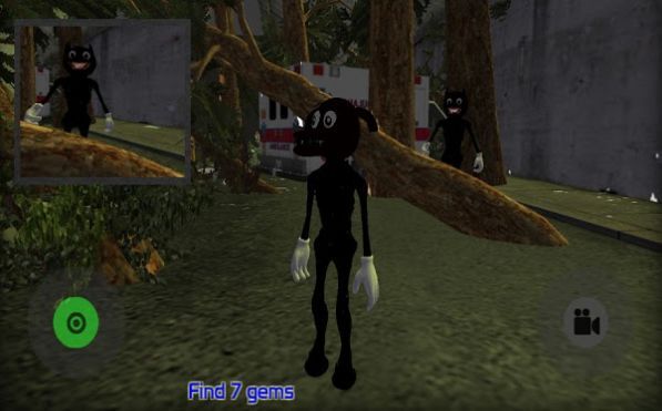 可怕的卡通狗对战愤怒的卡通猫