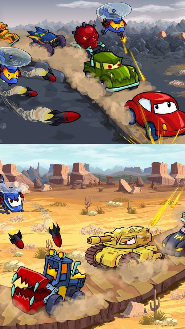 全民飞车派对大车吃小车