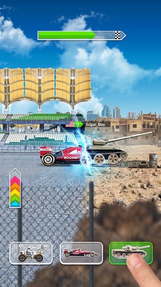 多种族与汽车比赛