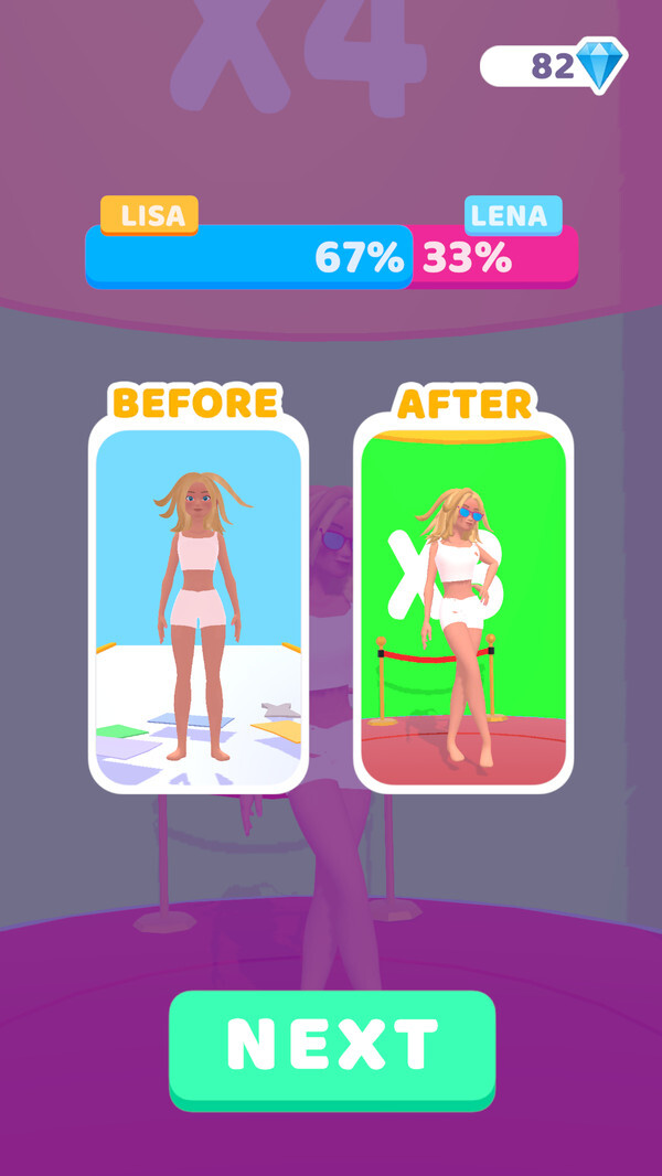 潮装小姐姐快跑