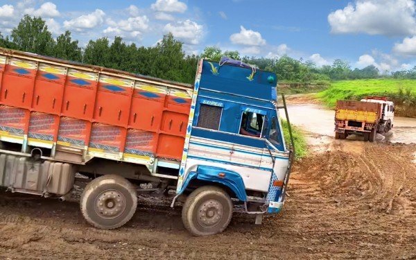 长拖车货车模拟