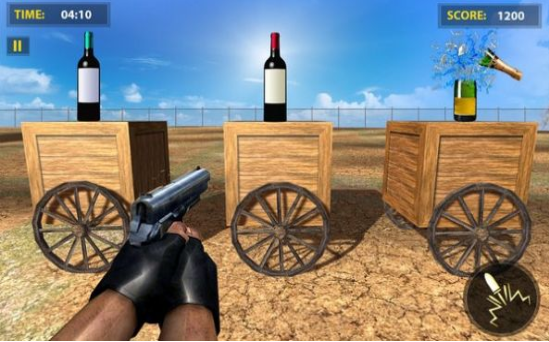 瓶子射击挑战