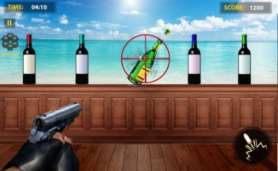 瓶子射击挑战