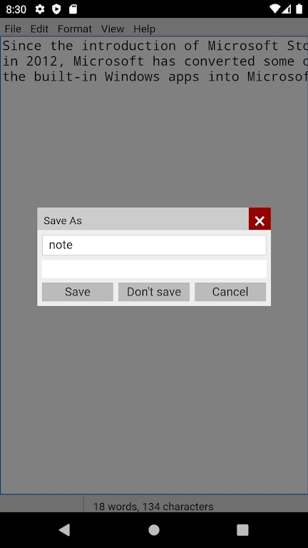 视窗记事本 视窗记事本