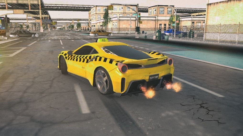 真正的出租车停车场