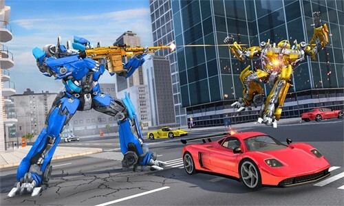 机器人直升机汽车战争 机器人直升机汽车战争