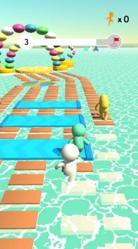 水上奔跑竞赛 水上奔跑竞赛