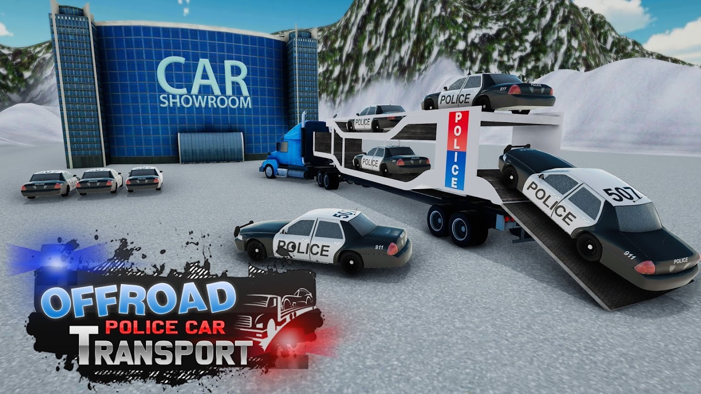 越野警车运输车