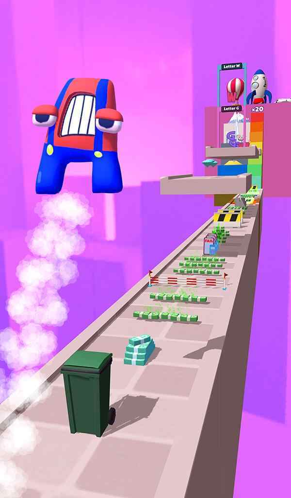 字母金钱跑酷 字母金钱跑酷