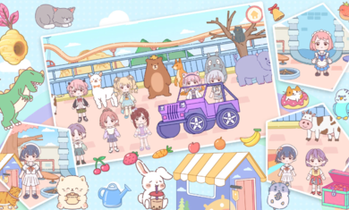 米卡镇幸福的一家