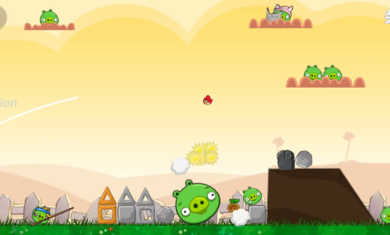 愤怒的植物大战捣蛋猪