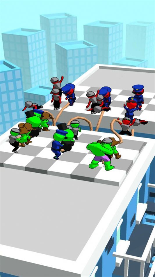 绳索拔河大战 绳索拔河大战