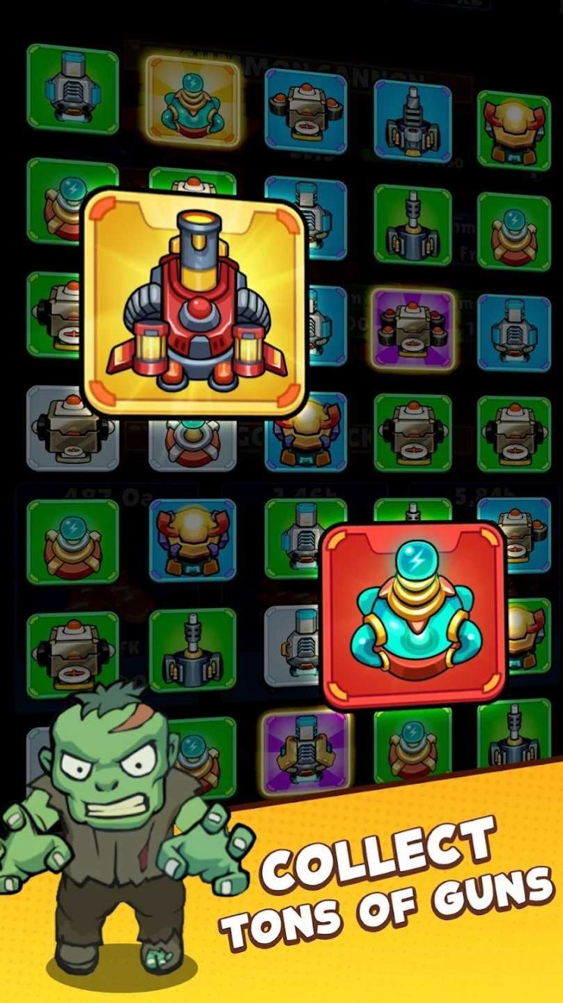 合并大炮空闲僵尸战争 合并大炮空闲僵尸战争