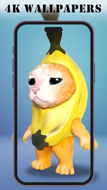 Banana Cat Wallpaper-图2
