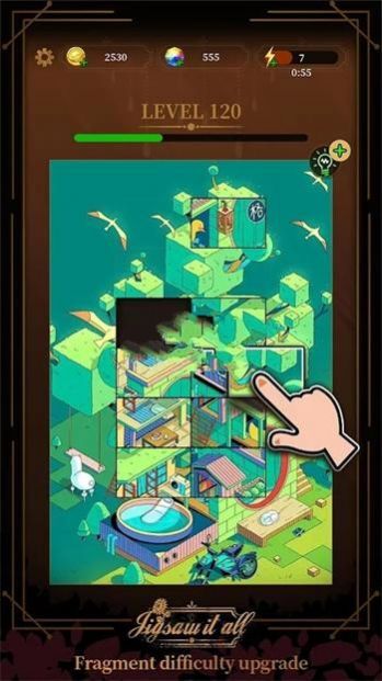 竖锯拼图挑战 竖锯拼图挑战