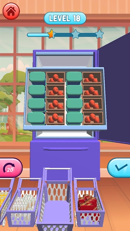 装满并整理冰箱 装满并整理冰箱