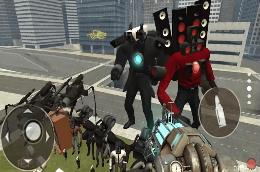 马桶人乱斗监控人 马桶人乱斗监控人