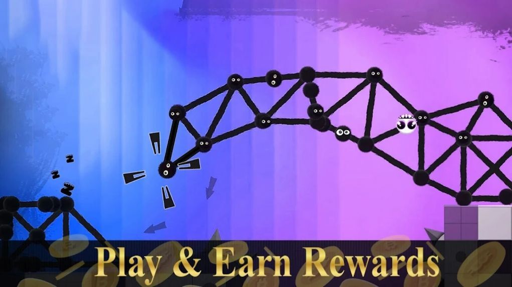 被围困的黑球生物