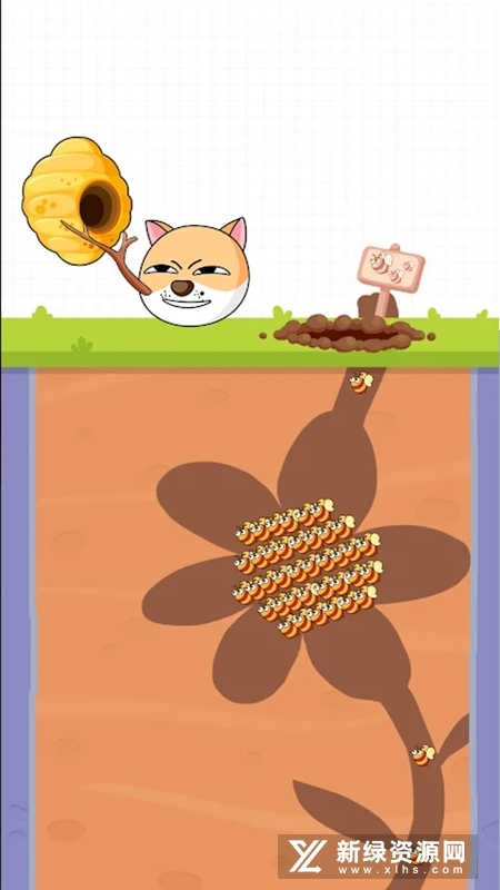 帮助蜜蜂蛰狗头