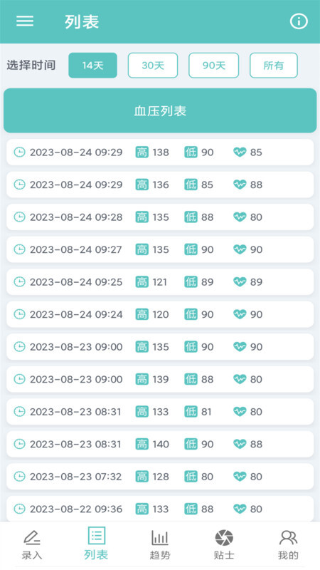 血压记录表-图2