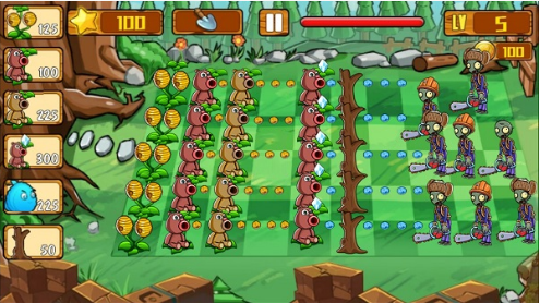 植物防御僵尸王